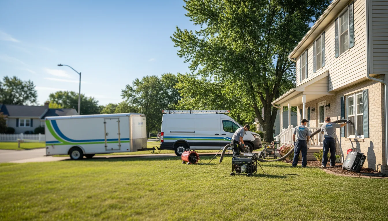 Flooded Basement Restoration And Cleanup With Repair in Gowrie, IA near me